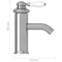 Miniatyr av produktbild för Badrumsblandare silver 130x180 mm