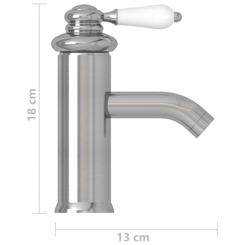 Produktbild för Badrumsblandare silver 130x180 mm