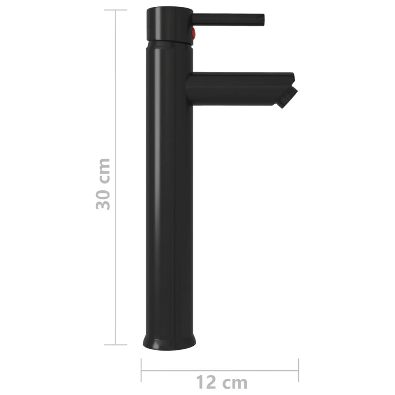 Produktbild för Badrumsblandare nickel 12x30 cm
