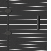 Miniatyr av produktbild för Duschvägg fällbar ESG 80x140 cm svart