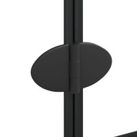 Miniatyr av produktbild för Duschvägg fällbar ESG 80x140 cm svart