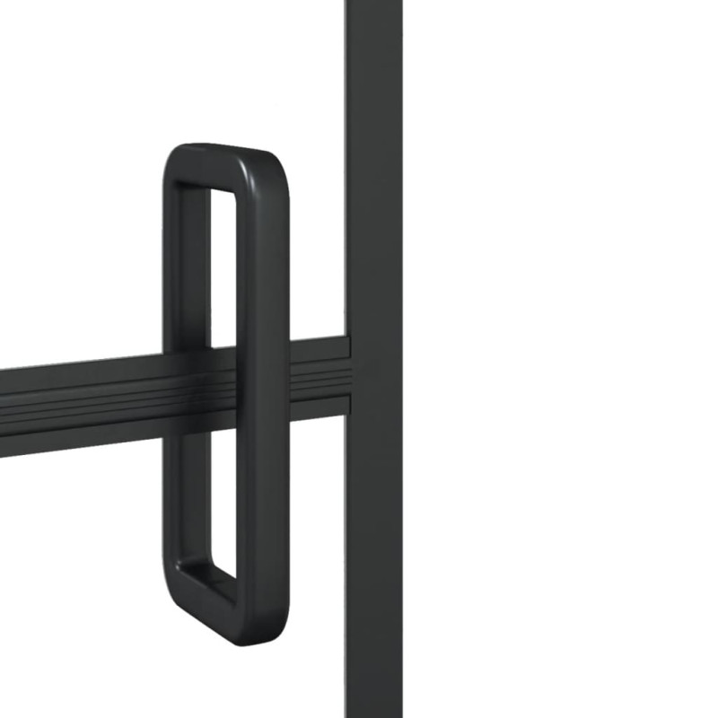 Produktbild för Duschvägg ESG 80x140 cm svart