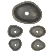 Miniatyr av produktbild för Handfat flodsten oval 29-38 cm