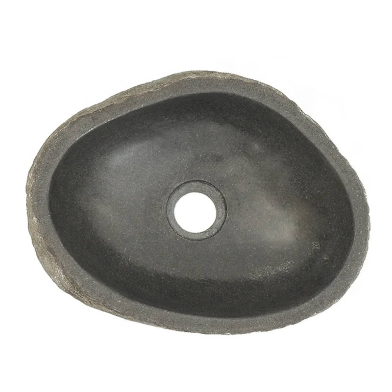 Produktbild för Handfat flodsten oval 29-38 cm