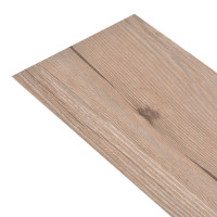 Produktbild för Självhäftande PVC-golvplankor 5,02 m² 2 mm brun ek