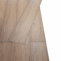 Produktbild för Självhäftande PVC-golvplankor 5,02 m² 2 mm brun ek