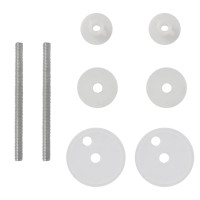 Miniatyr av produktbild för Toalettsitsar med lock 2 st MDF svart