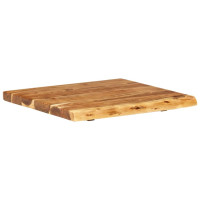 Produktbild för Bänkskiva för badrum massivt akaciaträ 58x52x3,8 cm