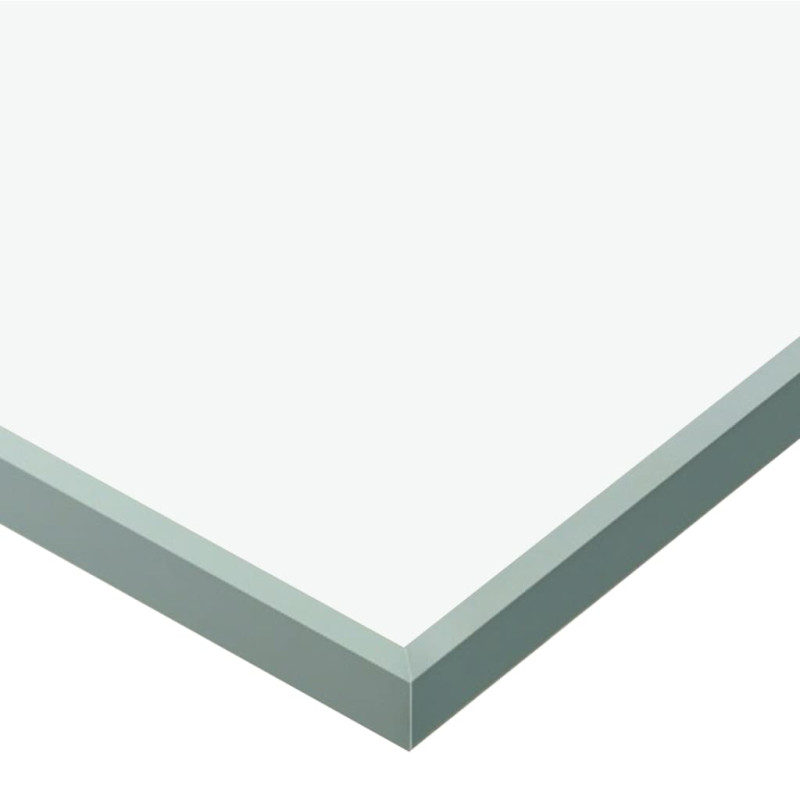 Produktbild för Skjutdörr ESG-glas och aluminium 90x205 cm silver