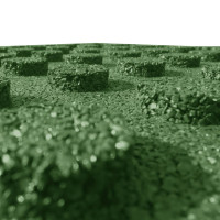 Miniatyr av produktbild för Fallskyddsmattor 18 st gummi 50x50x3 cm grön