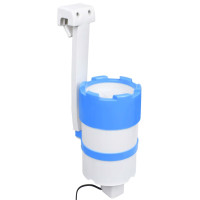 Produktbild för Plaskpool med hängande skimmer och pump 350x90 cm grå