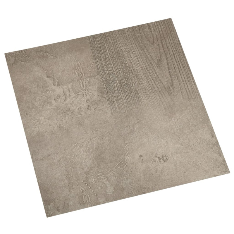 Produktbild för Självhäftande golvplankor 20 st PVC 1,86 m² grå