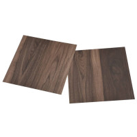 Produktbild för Självhäftande golvplankor 20 st PVC 1,86 m² mörkbrun