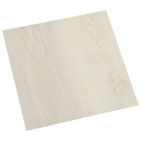 Produktbild för Självhäftande golvplankor 20 st PVC 1,86 m² beige