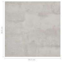 Produktbild för Självhäftande golvplankor 20 st PVC 1,86 m² ljusgrå