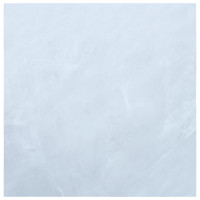 Produktbild för Självhäftande golvplankor 20 st PVC 1,86 m² vit marmor