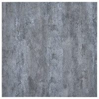 Produktbild för Självhäftande golvplankor 20 st PVC 1,86 m² grå marmor