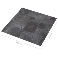 Produktbild för Självhäftande golvplankor 20 st PVC 1,86 m² trästruktur