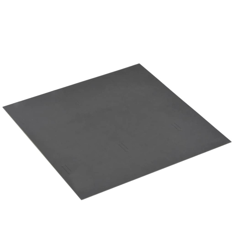 Produktbild för Självhäftande golvplankor 20 st PVC 1,86 m² svart med mönster