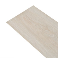 Miniatyr av produktbild för Självhäftande PVC-golvplankor 5,21 m² ek 2 mm ek klassisk vit