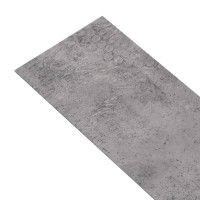 Miniatyr av produktbild för Självhäftande PVC-golvplankor 5,21 m² 2 mm cement, brun