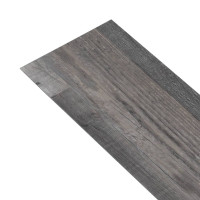 Produktbild för Självhäftande PVC-golvplankor 5,21 m² 2 mm industriellt trä