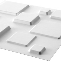 Miniatyr av produktbild för WallArt Väggpanel 3D Squares 12 st GA-WA09