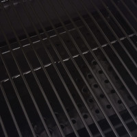 Miniatyr av produktbild för Rökgrill BBQ kol med nedre hylla svart