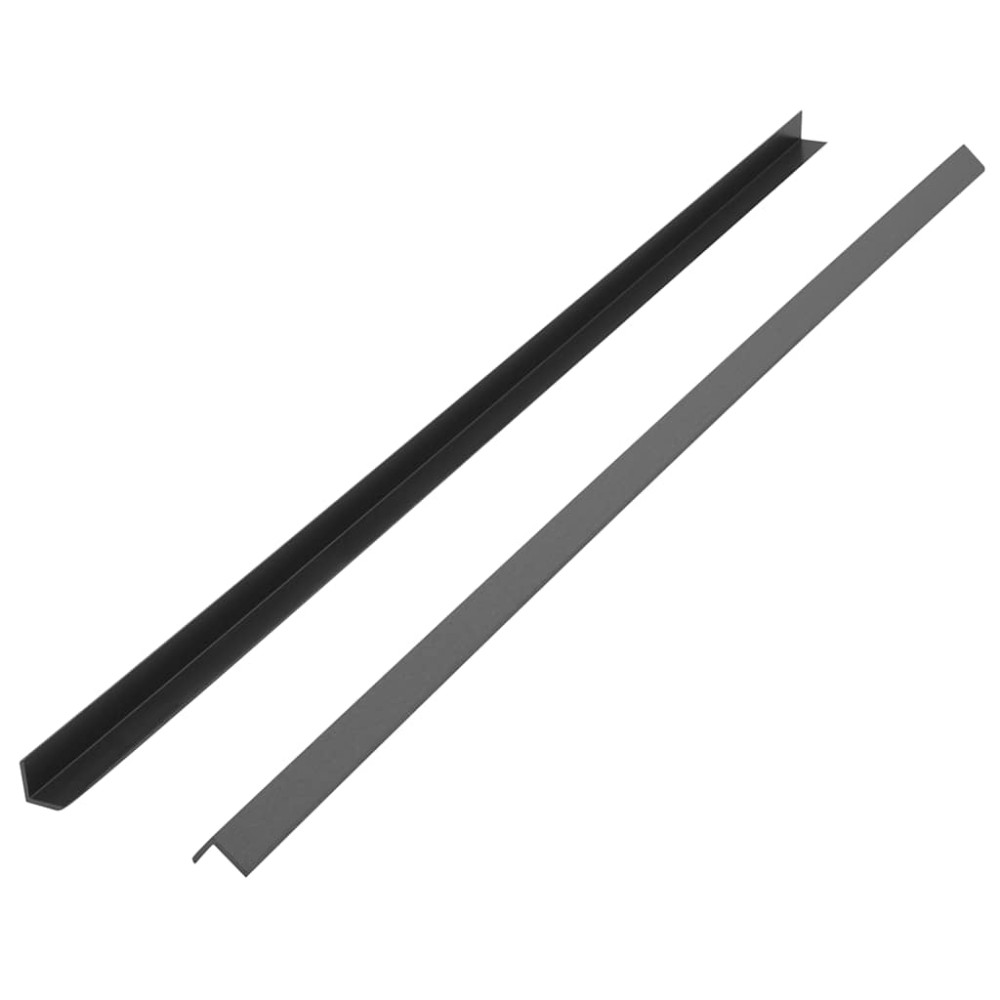 Produktbild för Ytterhörnlist 5 st WPC 170 cm grå