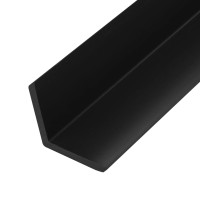 Produktbild för Ytterhörnlist 5 st WPC 170 cm svart