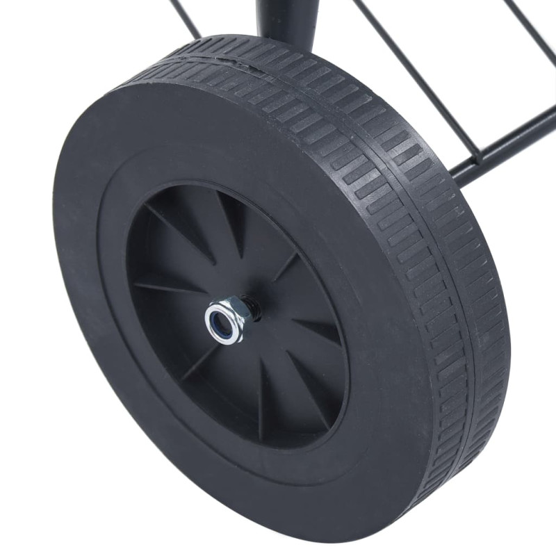 Produktbild för Portabel kolgrill med hjul XXL 44 cm