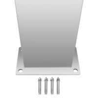 Miniatyr av produktbild för Utedusch rostfritt stål fyrkantig