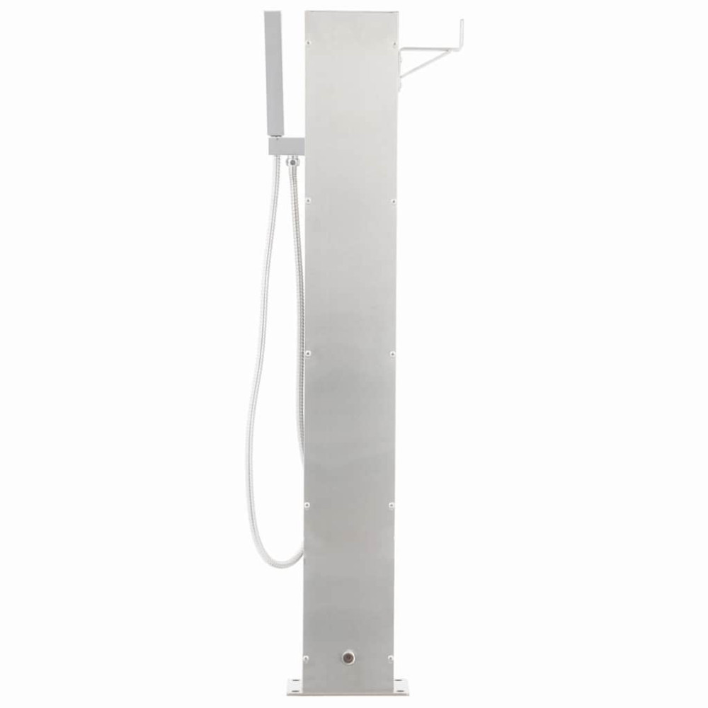 Produktbild för Utedusch 110 cm rostfritt stål