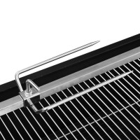 Produktbild för Elektriskt grillspett rotfritt stål