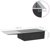 Miniatyr av produktbild för Handgjord diskho rostfritt stål