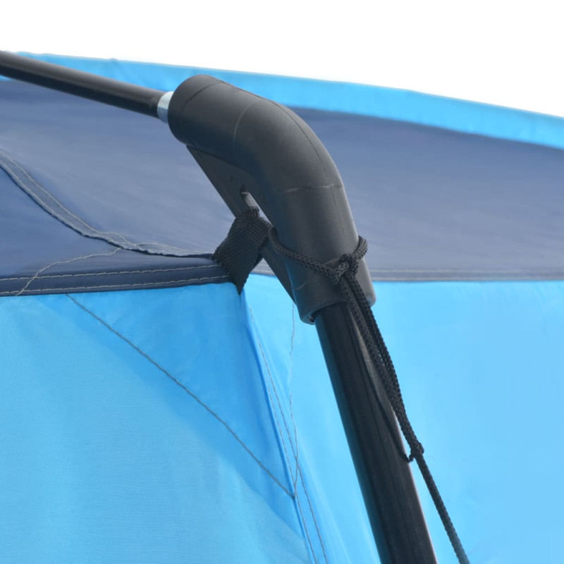 Produktbild för Pooltält tyg 500x433x250 cm blå