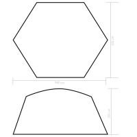 Produktbild för Pooltält tyg 590x520x250 cm blå