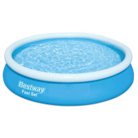 Produktbild för Bestway Pool uppblåsbar Fast Set rund 366x76 cm 57273