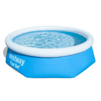 Produktbild för Bestway Pool uppblåsbar Fast Set rund 244x66 cm 57265