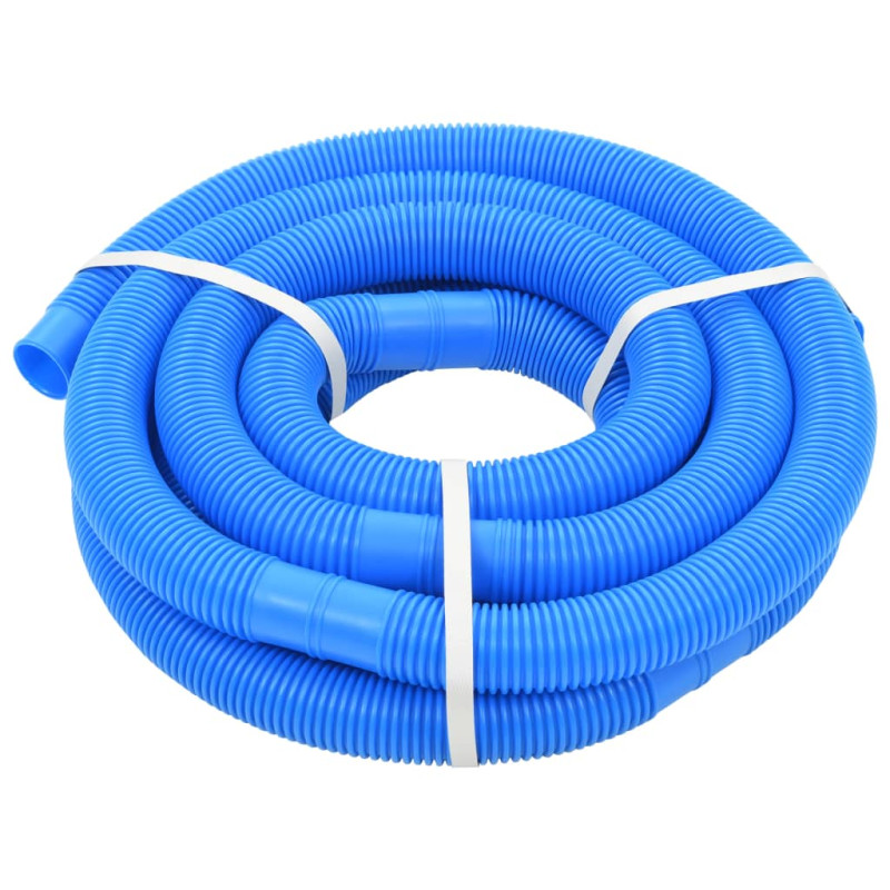 Produktbild för Poolslang med klämmor 38 mm 6 m blå