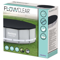 Produktbild för Bestway Poolöverdrag Flowclear 427 cm