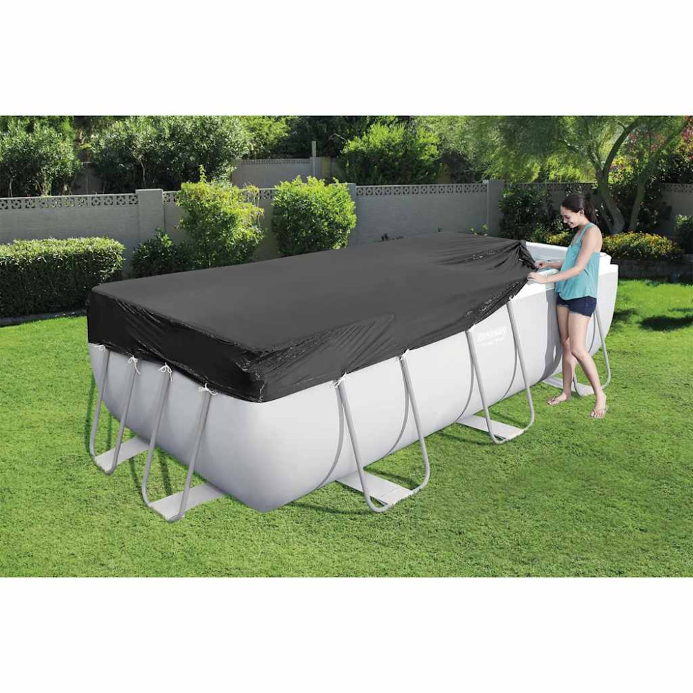 Produktbild för Bestway Poolöverdrag Flowclear 404x201 cm