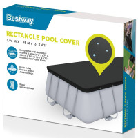 Produktbild för Bestway Poolöverdrag Flowclear 404x201 cm