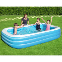 Produktbild för Bestway Uppblåsbar pool 305x183x56 cm