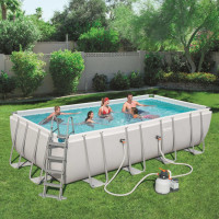 Produktbild för Bestway Pool Power Steel rektangulär 549x274x122 cm