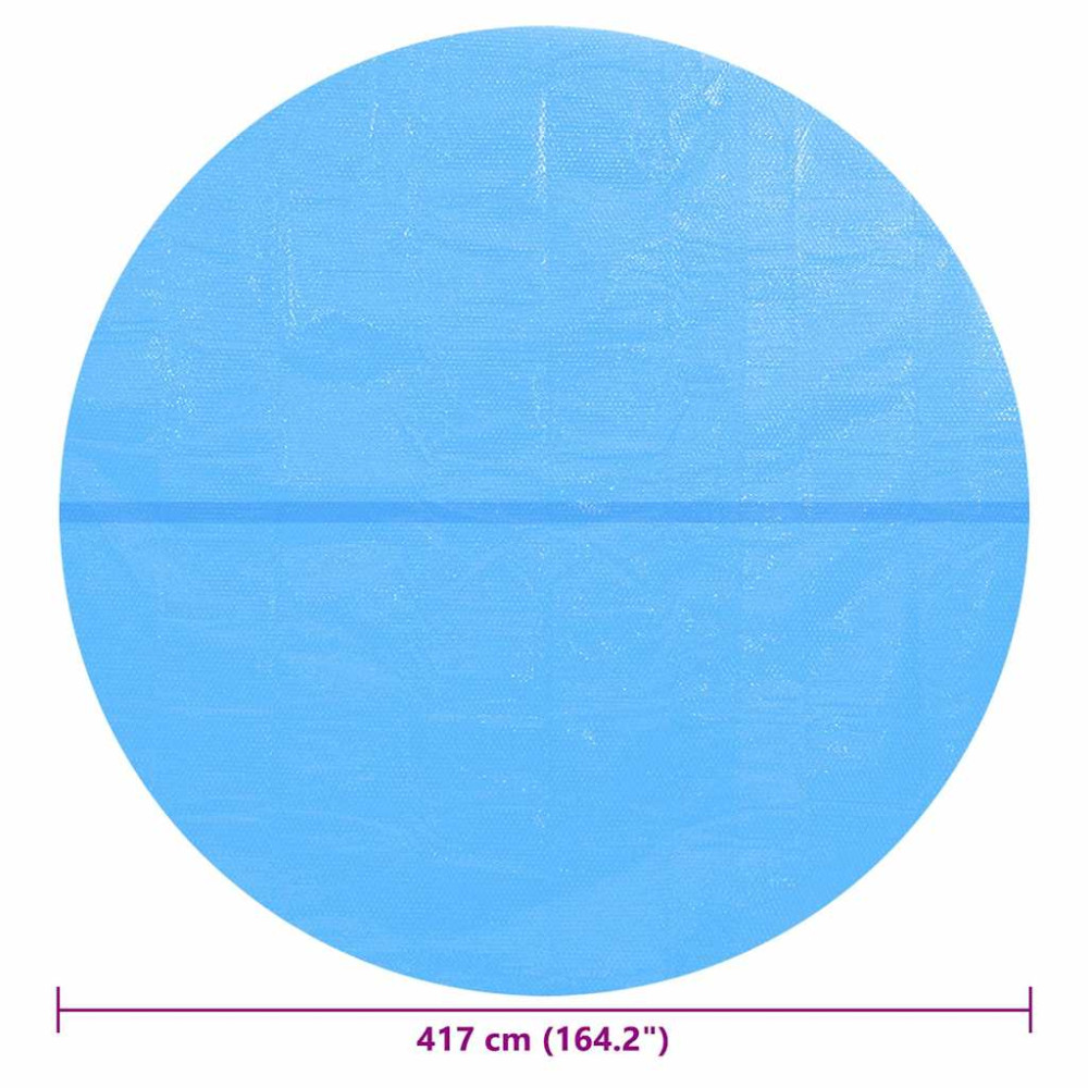 Produktbild för Poolskydd blå 417 cm PE