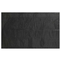 Produktbild för Poolskydd svart 488x244 cm PE