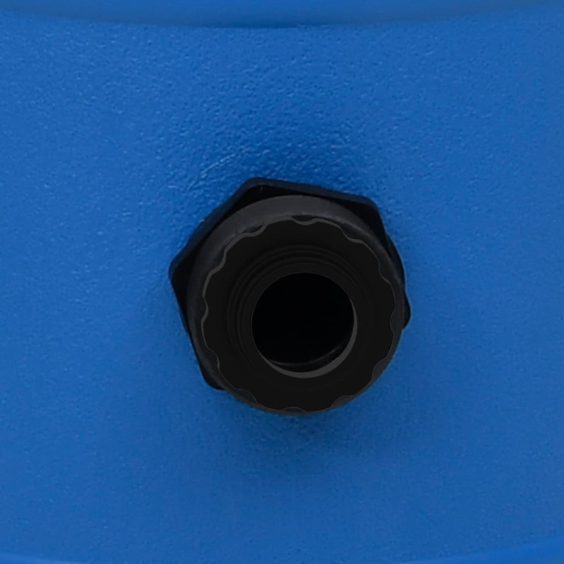 Produktbild för Poolfilterpump svart och blå 4 m³/tim