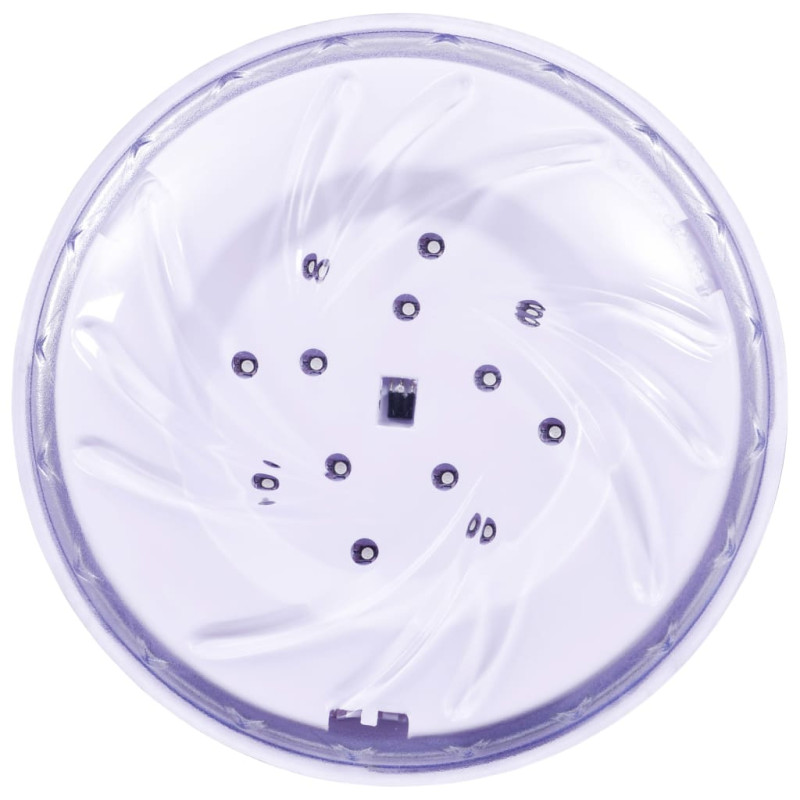 Produktbild för Nedsänkbar flytande poollampa med fjärrkontroll vit
