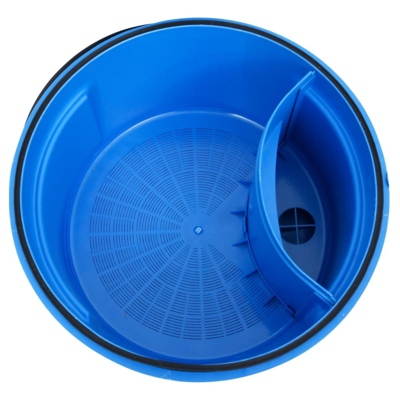 Produktbild för Sandfilterpump blå och svart 385x620x432 mm 200 W 25 L